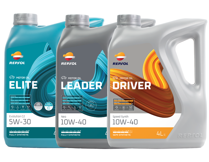 Aceite para motor Repsol sintético 0W-30 para autos, pickups & suv