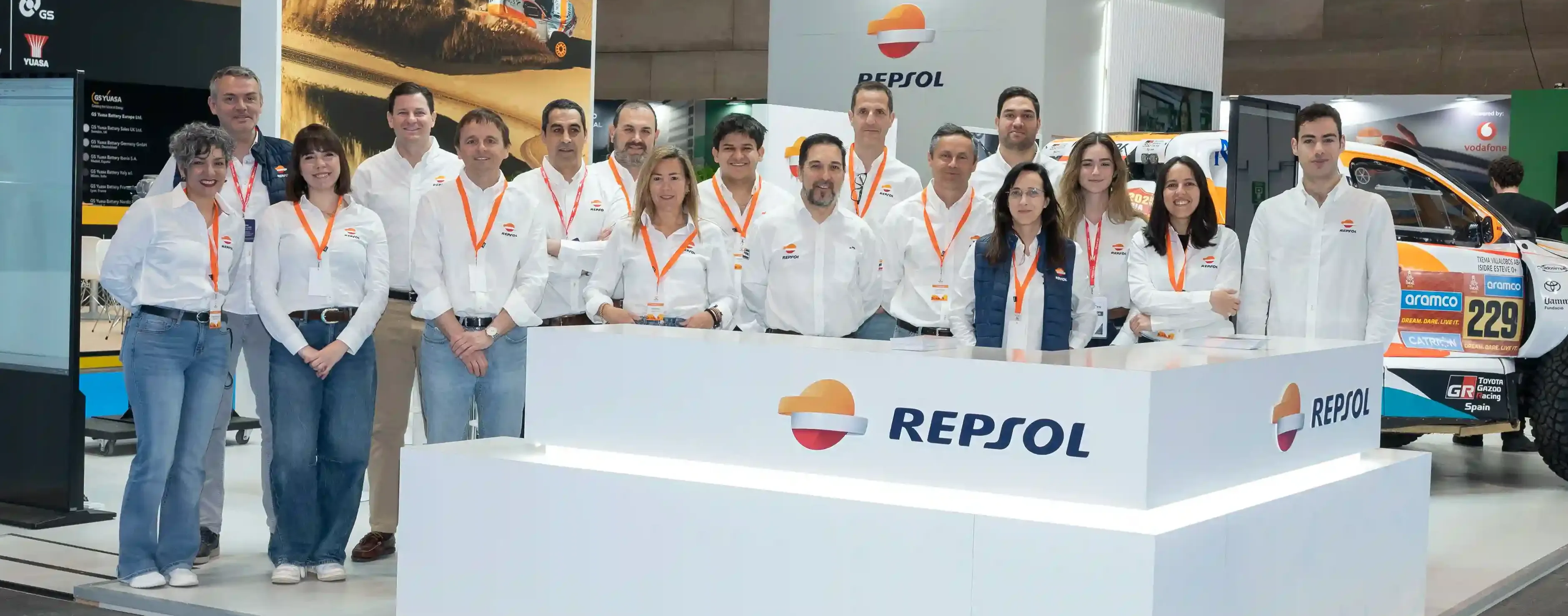 El equipo de Repsol Lubricantes en Motortec 2025 