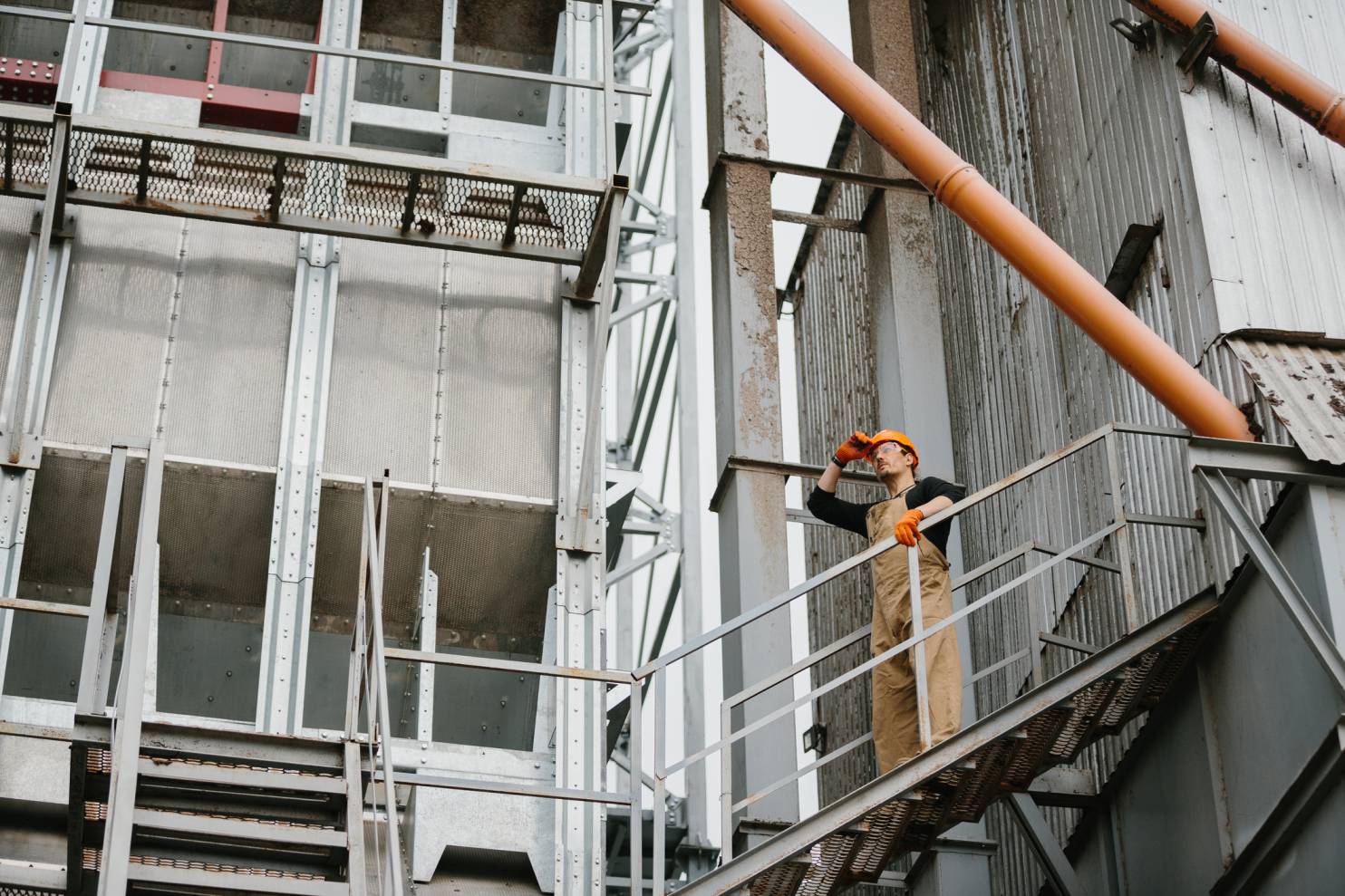 Trabajador en una industria