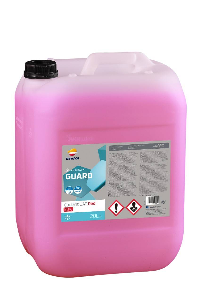 GUARD COOLANT OAT RED 50%