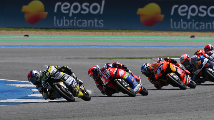 Motos Repsol en pista Moto2 y Moto3